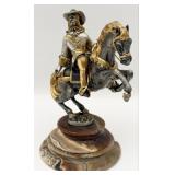 Giuseppe Vasari "Musketeer On Horseback" Gilded