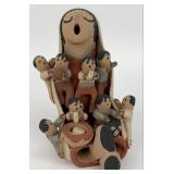 Juanita Fragua Jemez Pueblo Storyteller Figurine
