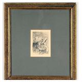 Pierre-Auguste Renoir "Le Chapeau Epingle" Etchi