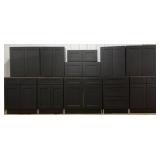 MIDNIGHT BLACK SHAKER Premium Kitchen Cabinets