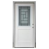 REEB 36' 1/2 DECO LH Pre-Hung Exterior Door