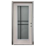 REEB 36' Full Deco LH Pre-Hung Exterior Door
