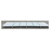 (75) 12'x36' 28 Gauge Galvalume Roof Panels