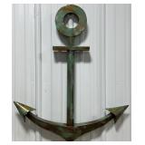 37'H Anchor Metal Wall Hanging