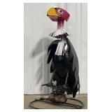 15ï¿½ Metal Turkey Vulture Statue