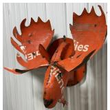 28' Metal Moose Head Mount