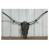 40' Metal Steer Skull Mount