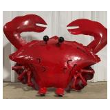 15ï¿½ Metal Crab Statue