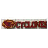 48.5' Cyclones Single Sided Metal Sign