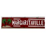 29' Margaritaville Single Sided Metal Sign