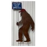 7' Tall Bigfoot Trump Save America Single Sided Si