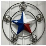 28' Texas Lone Star Single Sided Metal Sign