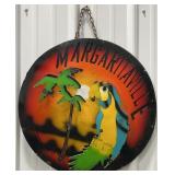 20.5' Margaritaville Single Sided Metal Sign