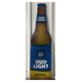 30' Bud Light Bottle Single Sided Metal Sign