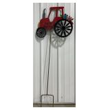 50ï¿½ Hello Spring Tractor Single Sided Metal Yard A