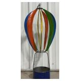 29ï¿½ Metal Hot Air Ballon Wind Spinner