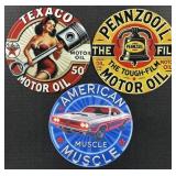 Texaco, Penzoil, & American Muscle Single Sided Me