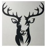 16 Point Deer Antler Metal Cutout