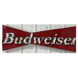 45' Budweiser Single Sided Metal Sign