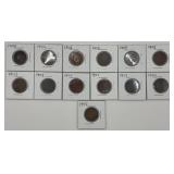 Indian Head Pennies (1900, 1902, 1903, 1904, & 190