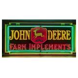 Custom John Deere Tin Neon Sign
