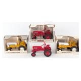 (4) 1/16 Ertl International Farmall Cub Tractors