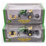 (2) 1/16 Ertl John Deere SST16 Spin-Steer Lawn Mow