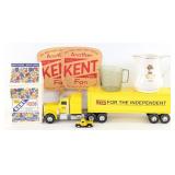 Kent Feeds Semi Truck w/ Trailer and Kent Feeds Me