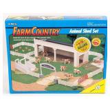 1/64 Ertl Farm Country Animal Shed Set - Sealed