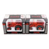 (2) 1/16 SpecCast Case "D" Gas Tractors