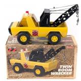 Buddy L Ruff-N-Tuff Twin Boom Wrecker Truck w/ Box