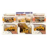 (6) 1/64 Ertl John Deere, IH, and Caterpillar Cons