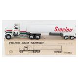Ertl Peterbilt Sinclair Truck with Tanker Trailer