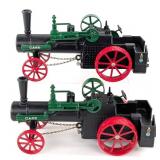 (2) 1/16 Scale Models Case Steam Engine Tractors