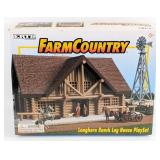 1/64 Ertl Farm Country Longhorn Ranch Log House Pl