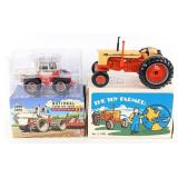 1/16 Ertl Case 800 Tractor and 1/32 Ertl Case 4890