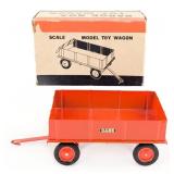 1/16 Ertl Case Barge Wagon w/ Box