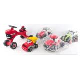 Case IH Ride On Tractor, Tractor Pillows, and Tonk