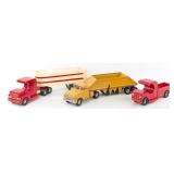 Custom Tonka Truck w/ Bottom Dump Trailer and (2)