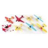 (8) Die-Cast Metal Airplanes