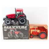 1/16 Ertl Case IH Maxxum MX135 Tractor and Case 60