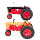 (2) Custom 1/16 Yoder Case 700 Narrow Front Tracto