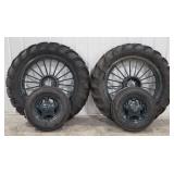 Front And Rear F&H Round Spoke Wheels For GPWT