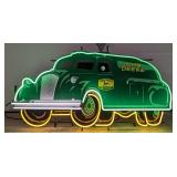 Custom John Deere Tanker Truck Neon Sign