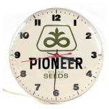 Vintage Pioneer Brand Seeds Advertising Clock
