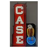 Custom Case Farm Equipment w/ Eagle Neon Sign