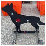 3/8ï¿½ AR500 Steel Coyote Shooting Target