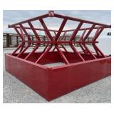 95" x 95" x 57" Metal Hay Feeder