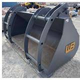 102ï¿½ Werk-Brau Wheel Loader Grapple Bucket
