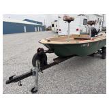 1993 Sun Dolphin Pro 120 Fishing Boat & Single Axl